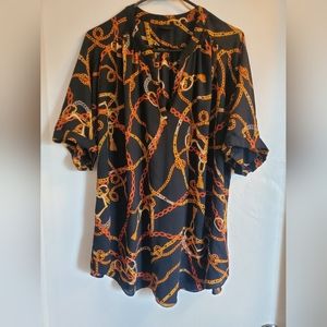 Womens blouse short sleeve